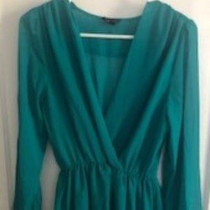 Topshop Green Dress size 2